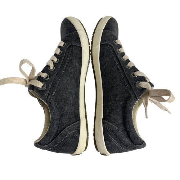 Taos Star Sneaker Grey White Womens Size 6.5 Casual Tennis Shoes Lace Up Gray - Picture 8 of 13